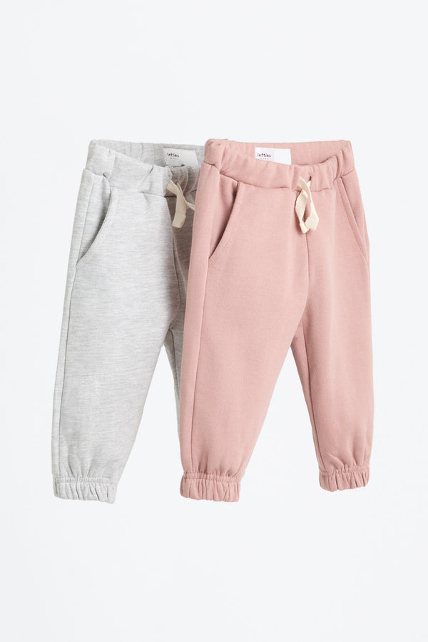 Lefties 2-pack of plain plush trousers